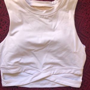Cute workout crop top
